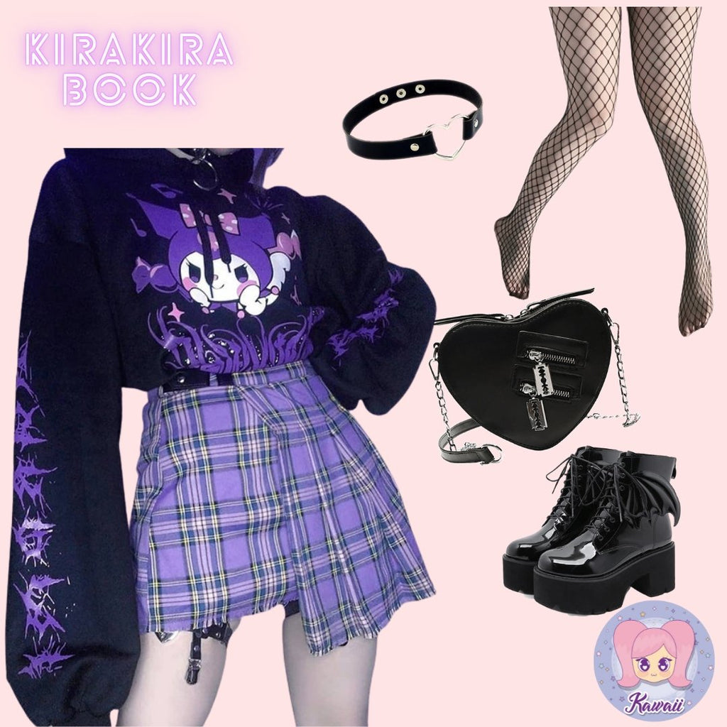 Black and Purple Outfit - Kirakira World