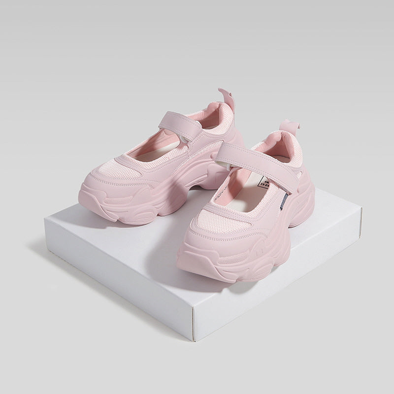 Chunky Platform Sneakers - Baby Pink