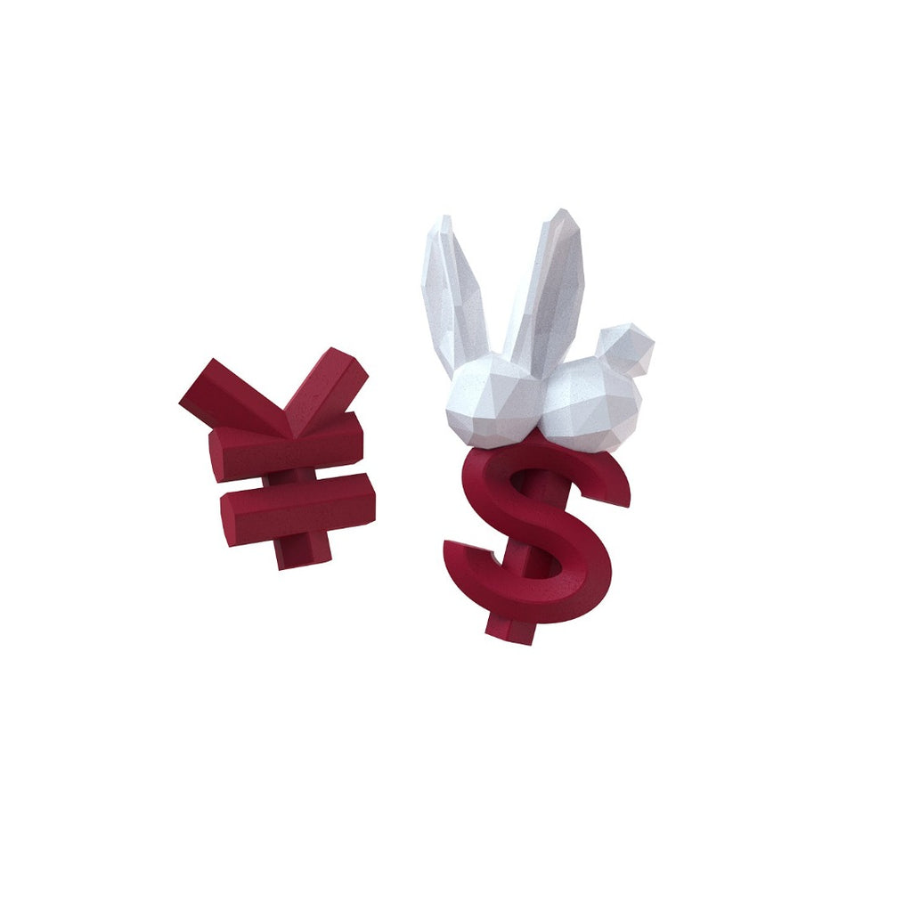 Money Rabbit Earring - Kirakira World