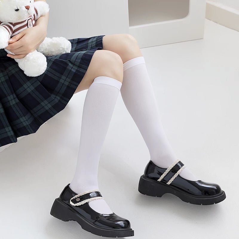 Anti-Slip Thin Smer Knee-High Socks - Kirakira World