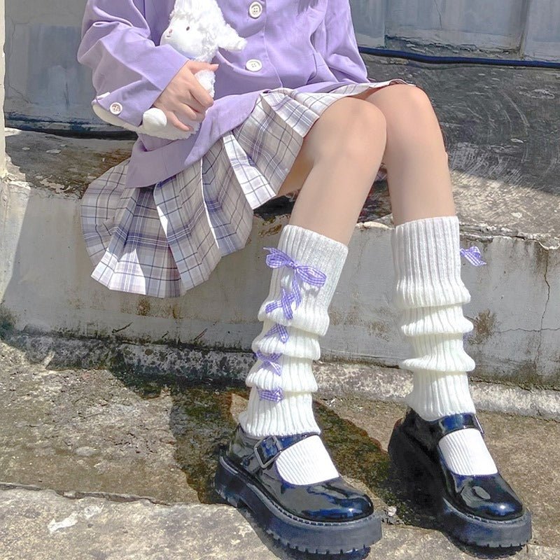 Kawaii Lace Up Leg Warmer Socks – Kirakira World