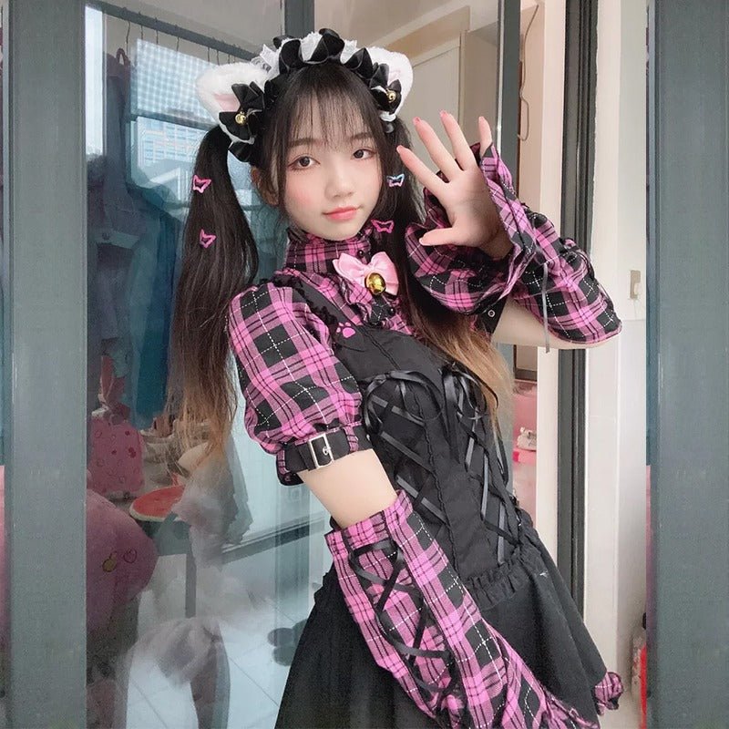 Kawaii Sweet Cherry Pink Lolita JSK Dress - Kawaii Fashion Shop | Cute  Asian Japanese Harajuku Cute Kawaii Fashion Clothing