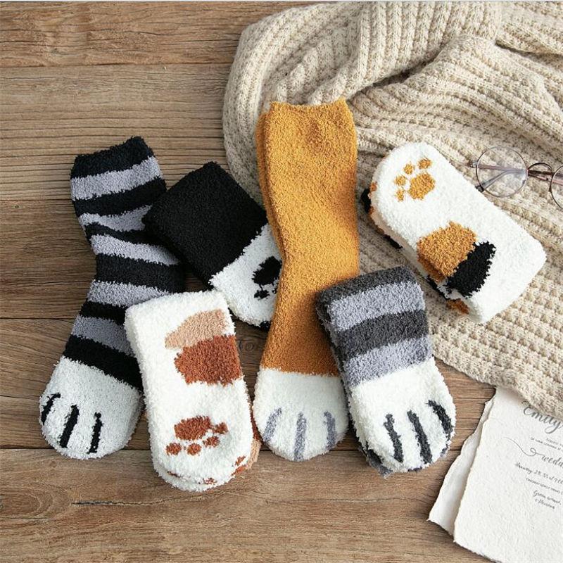 Cute Cat Claw Socks 6 pairs - Kirakira World - grungestyle - kawaii fashion -kawaii store-kawaii aesthetic - kawaiistyle