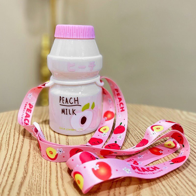 BPA Free Plastic Fruit Juice Milk Carton Water Bottle & Cup String - Kirakira World - grungestyle - kawaii fashion -kawaii store-kawaii aesthetic - kawaiistyle