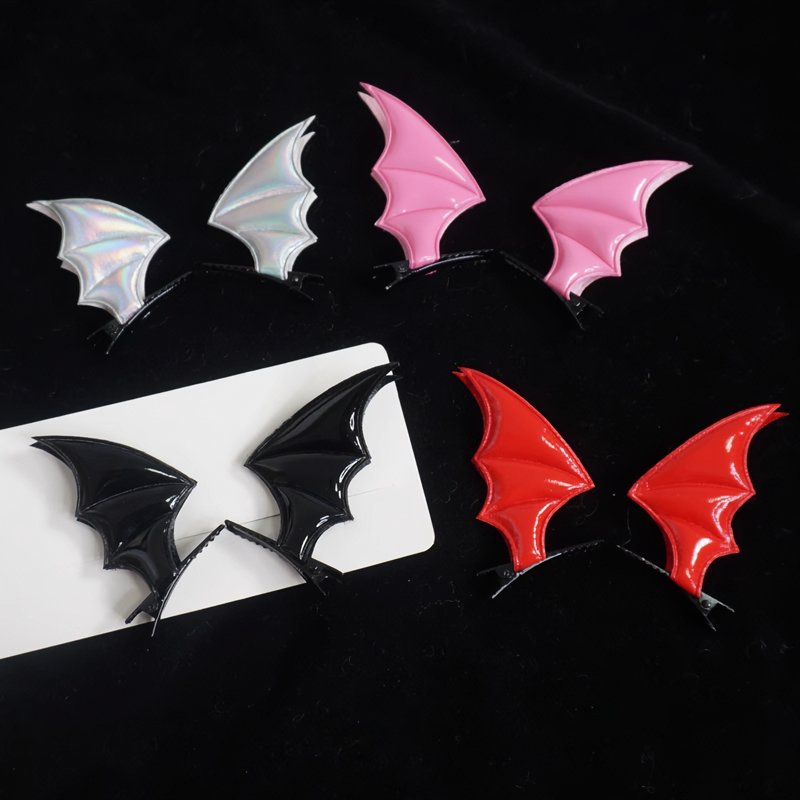1 pair Kawaii Devil Wing Hairpin - Kirakira World