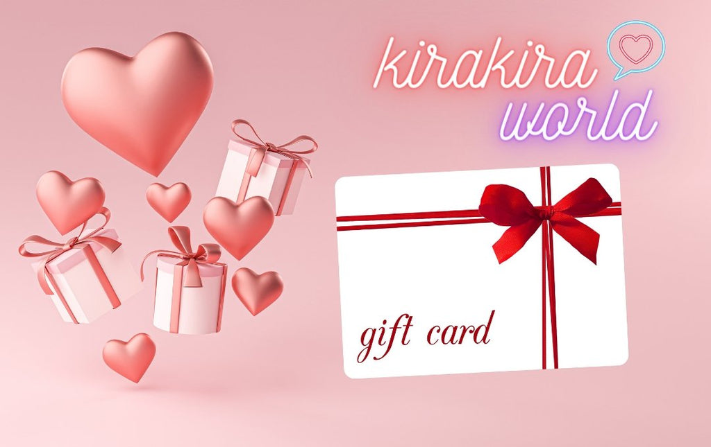 KIRAKIRA WORLD E-Gift Card - Kirakira World - grungestyle - kawaii fashion -kawaii store-kawaii aesthetic - kawaiistyle
