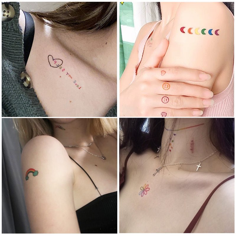 K Lowercase Typewriter Letter Temporary Tattoo (Set of 3) – Small Tattoos
