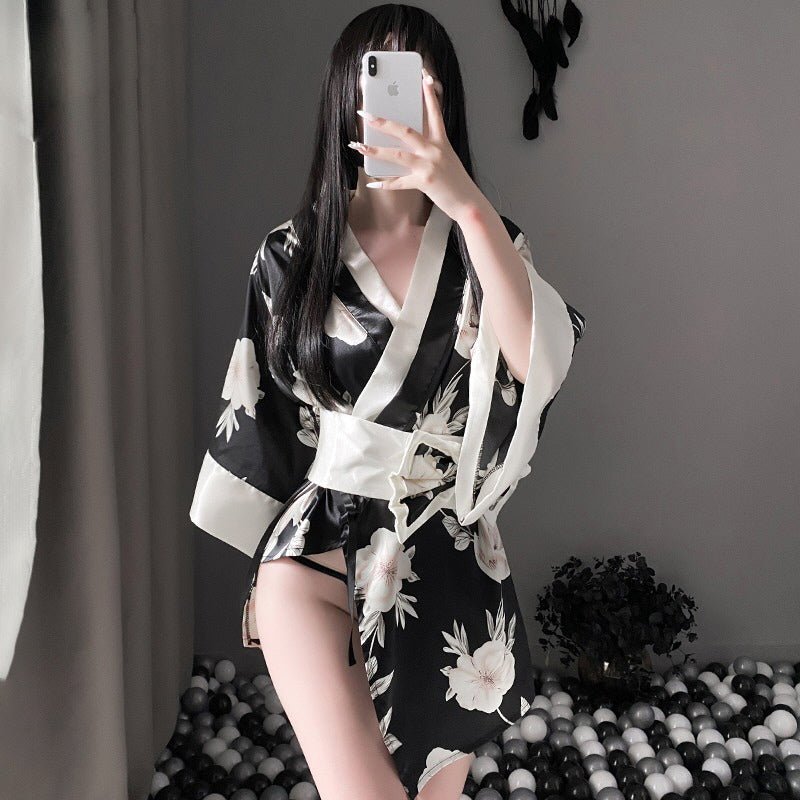 Japanese Kimono Cosplay Lingerie Dress - Kirakira World - grungestyle - kawaii fashion -kawaii store-kawaii aesthetic - kawaiistyle
