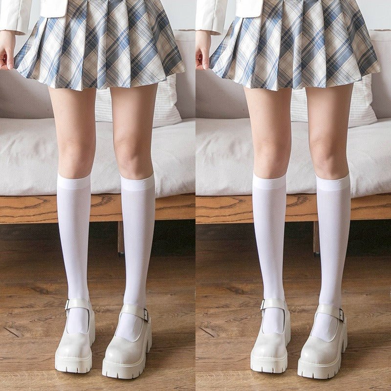 Anti-Slip Thin Smer Knee-High Socks - Kirakira World