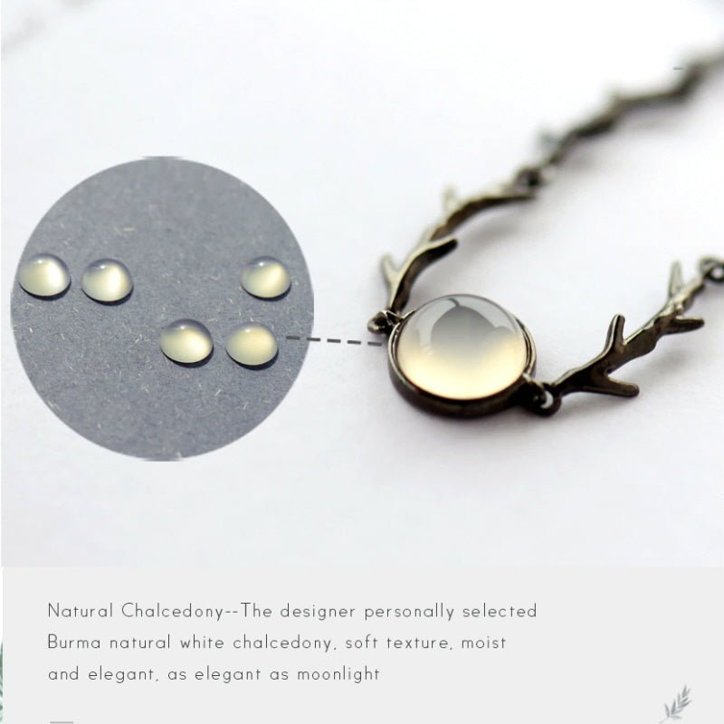 925 Sterling Silver Moonlight Forest Gemstone Bracelets - Kirakira World - grungestyle - kawaii fashion -kawaii store-kawaii aesthetic - kawaiistyle