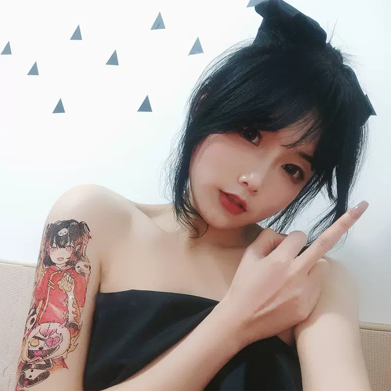 9pcs/ Kawaii Anime Girl Temporary Tattoo - Kirakira World - grungestyle - kawaii fashion -kawaii store-kawaii aesthetic - kawaiistyle