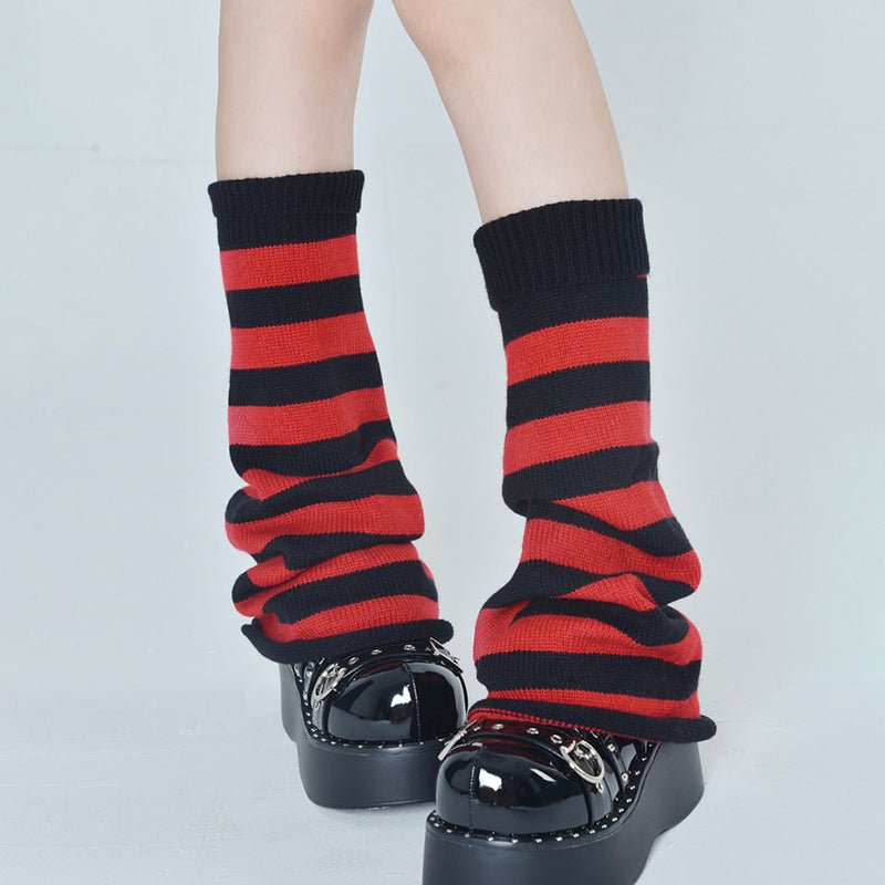 Boot Cuffs Horn Leg Warmer - Kirakira World - grungestyle - kawaii fashion -kawaii store-kawaii aesthetic - kawaiistyle