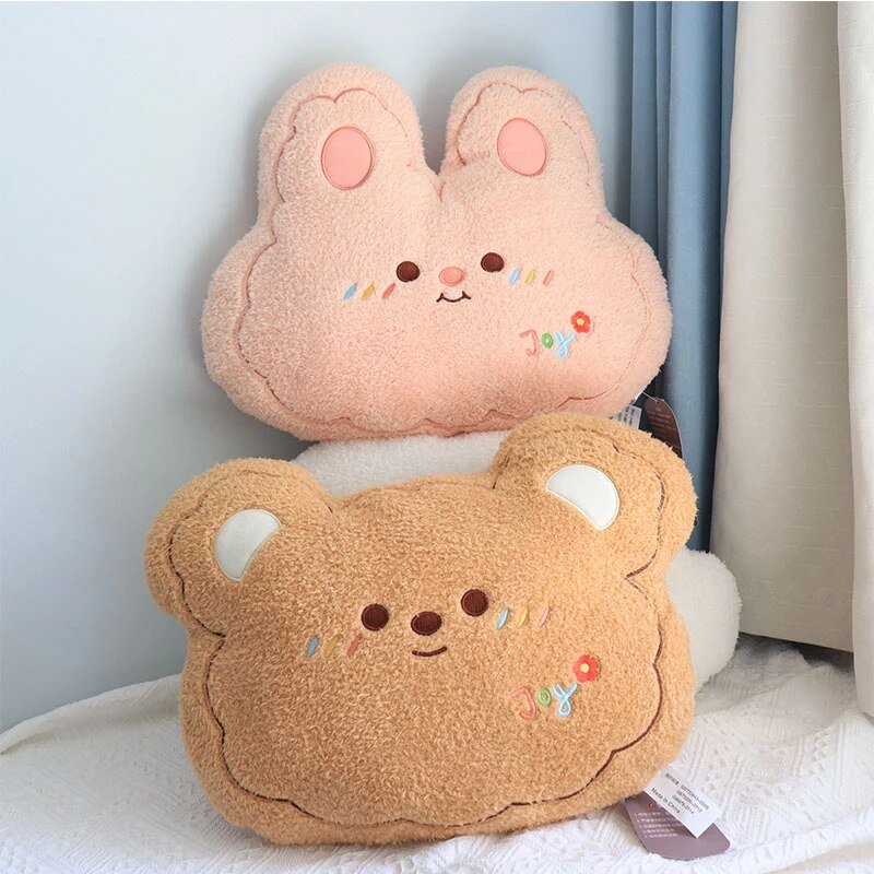 Cute Animal Friends Cartoon Cushion Pillow - Kirakira World - grungestyle - kawaii fashion -kawaii store-kawaii aesthetic - kawaiistyle