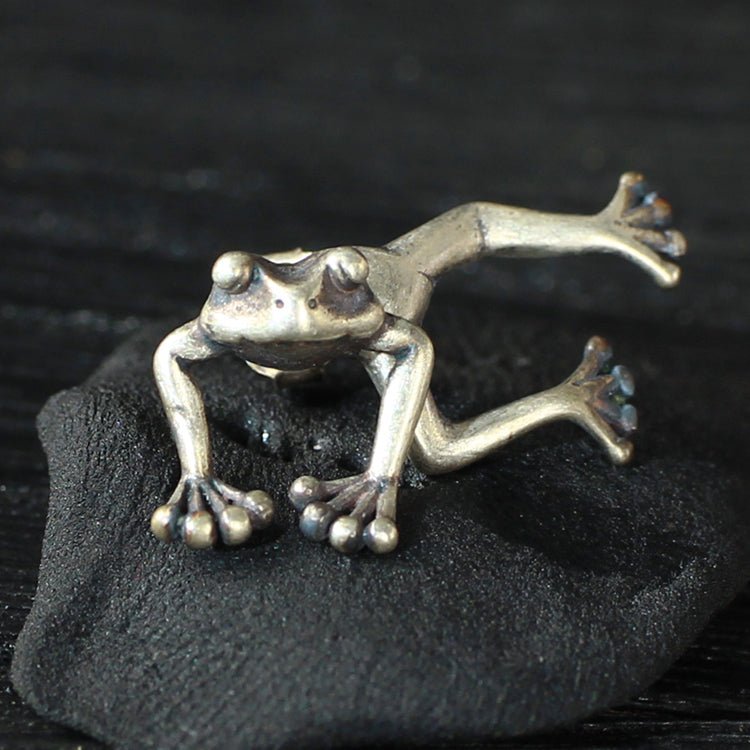Silver925 Cute Frog Silver Earrings - Kirakira World - grungestyle - kawaii fashion -kawaii store-kawaii aesthetic - kawaiistyle