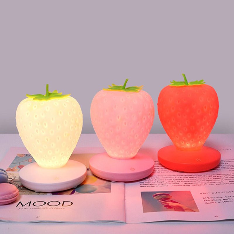 Cute Strawberry LED Touch Lamp - Kirakira World - grungestyle - kawaii fashion -kawaii store-kawaii aesthetic - kawaiistyle