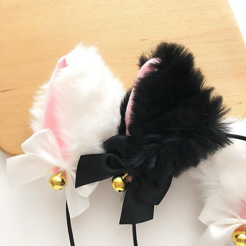 Fox Cat Ears Headband Choker Cosplay Accessory - Kirakira World - grungestyle - kawaii fashion -kawaii store-kawaii aesthetic - kawaiistyle