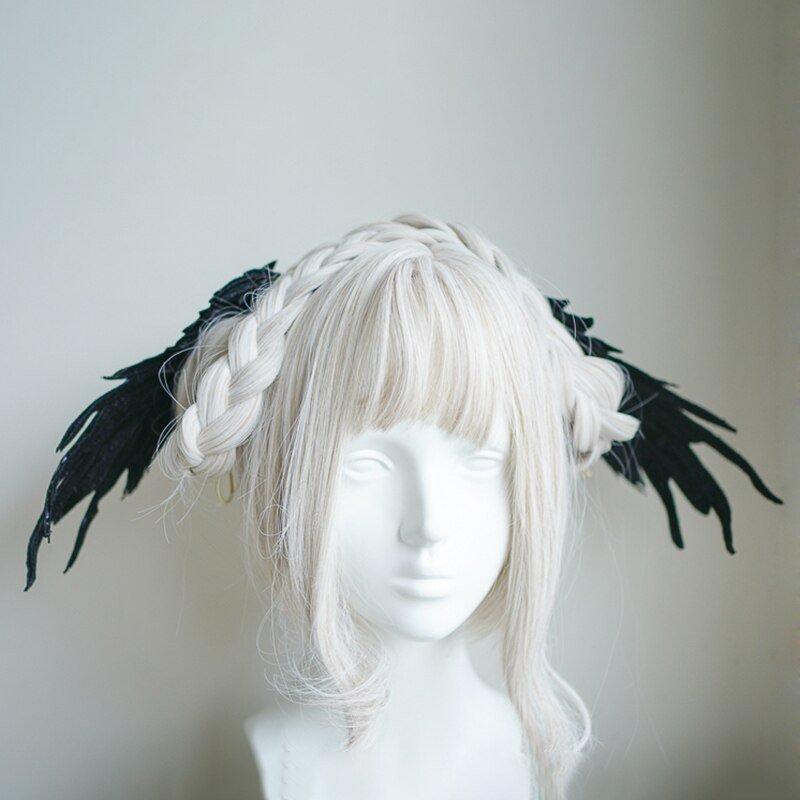 📢 "Late shipping - Goddess Angel Demon Wings Hairpin - Kirakira World - grungestyle - kawaii fashion -kawaii store-kawaii aesthetic - kawaiistyle