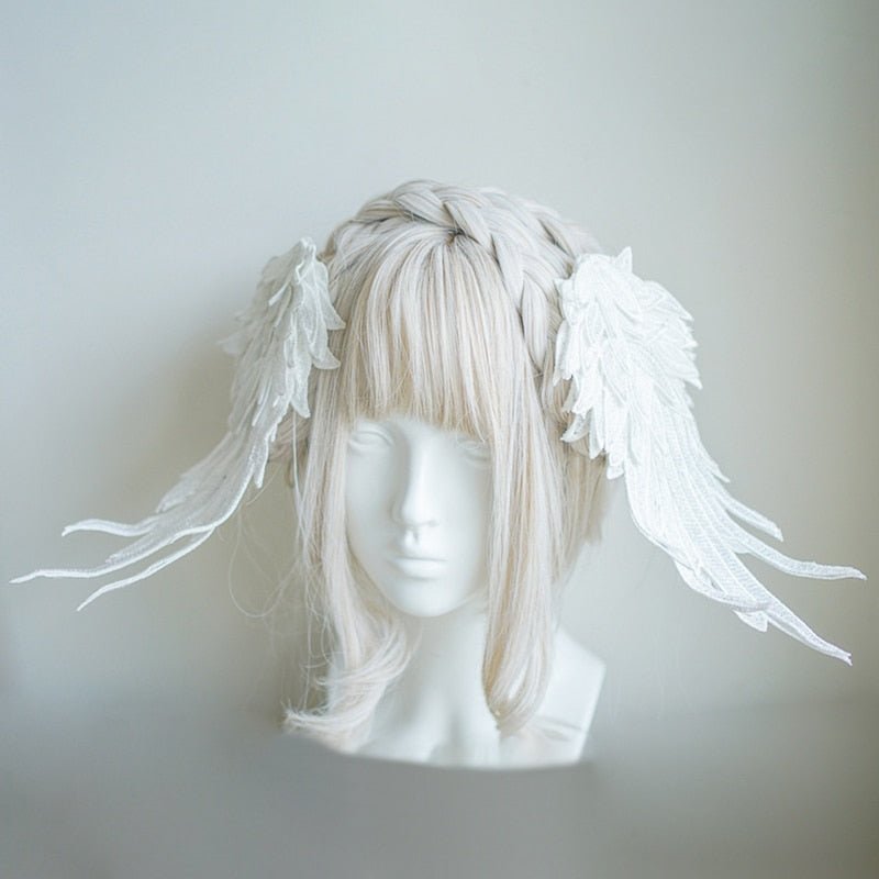 📢 "Late shipping - Goddess Angel Demon Wings Hairpin - Kirakira World - grungestyle - kawaii fashion -kawaii store-kawaii aesthetic - kawaiistyle