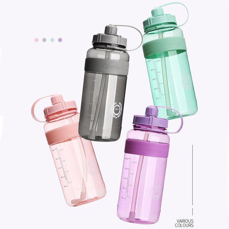 1L + Pastel Large Size Water Bottle - Kirakira World - grungestyle - kawaii fashion -kawaii store-kawaii aesthetic - kawaiistyle