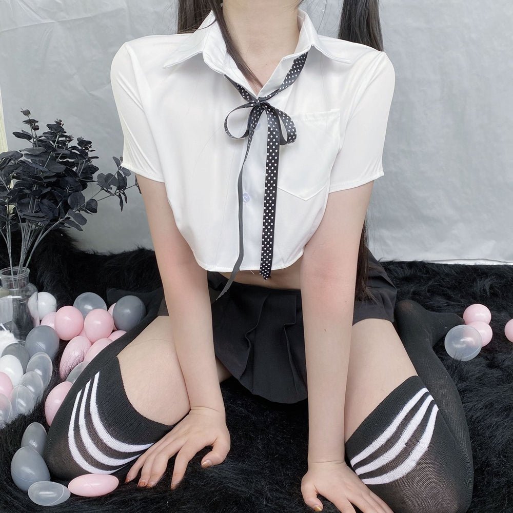JK School Girl Uniform Costume - Kirakira World - grungestyle - kawaii fashion -kawaii store-kawaii aesthetic - kawaiistyle