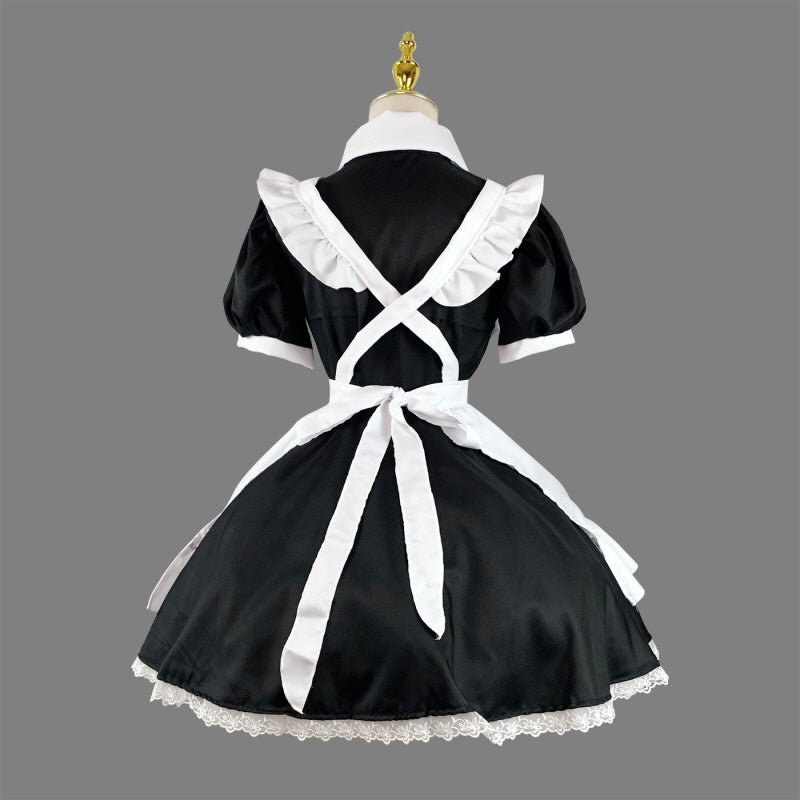 Classic Maid Costume Dress - Kirakira World - grungestyle - kawaii fashion -kawaii store-kawaii aesthetic - kawaiistyle
