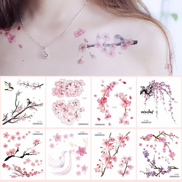 Large Sakura, Cherry Tree Temporary Tattoo - Kirakira World - grungestyle - kawaii fashion -kawaii store-kawaii aesthetic - kawaiistyle