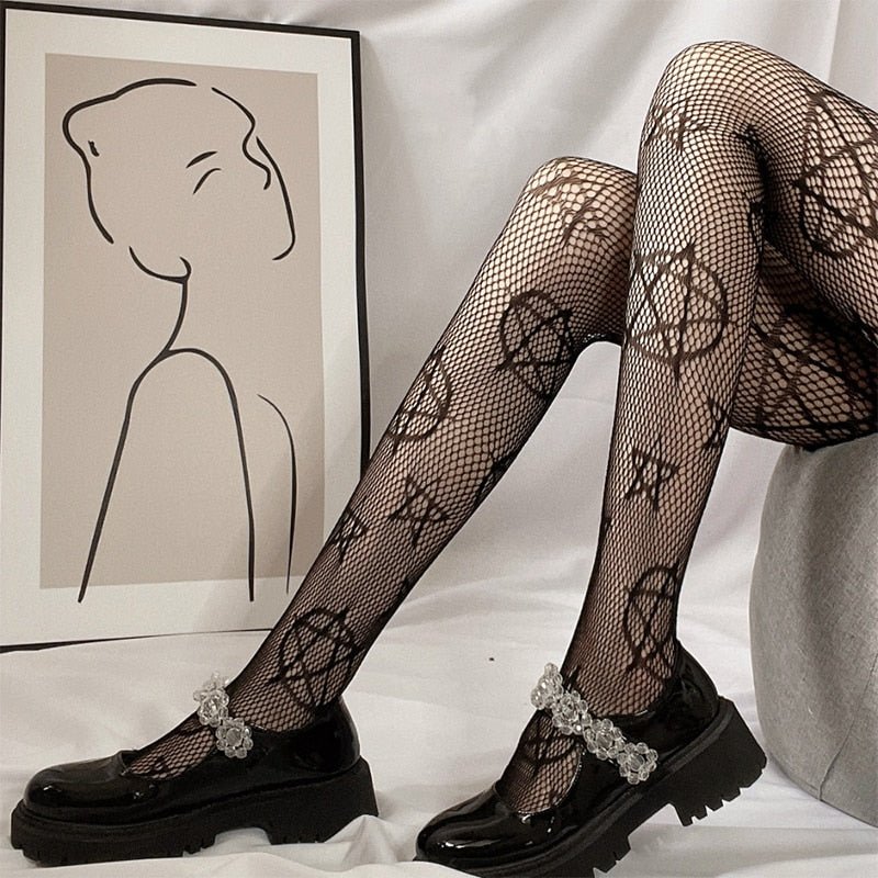 Black for Hello Kitty Women's Patterned Tights Fishnet Floral Stockings  Pantyhose Stockings Leggings Wearing for Hello Kitty stockings will be more