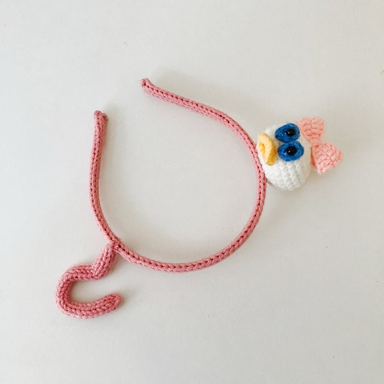 Handmade Cute Animal Crochet Headband - Kirakira World - grungestyle - kawaii fashion -kawaii store-kawaii aesthetic - kawaiistyle