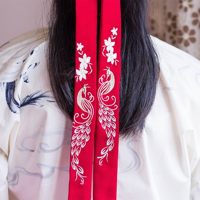 Ancient Oriental Style Hair Ribbon - Kirakira World - grungestyle - kawaii fashion -kawaii store-kawaii aesthetic - kawaiistyle