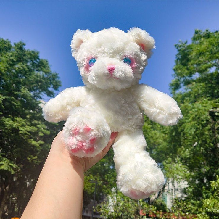 [ORIGINAL HANDMADE PLUSH BAG] Lonely Teddy Bear Wizard - Kirakira World - grungestyle - kawaii fashion -kawaii store-kawaii aesthetic - kawaiistyle