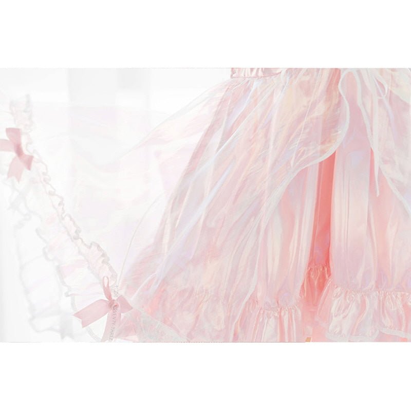 Kawaii Anime Cosplay Pink Fairy Dress - Kirakira World - grungestyle - kawaii fashion -kawaii store-kawaii aesthetic - kawaiistyle
