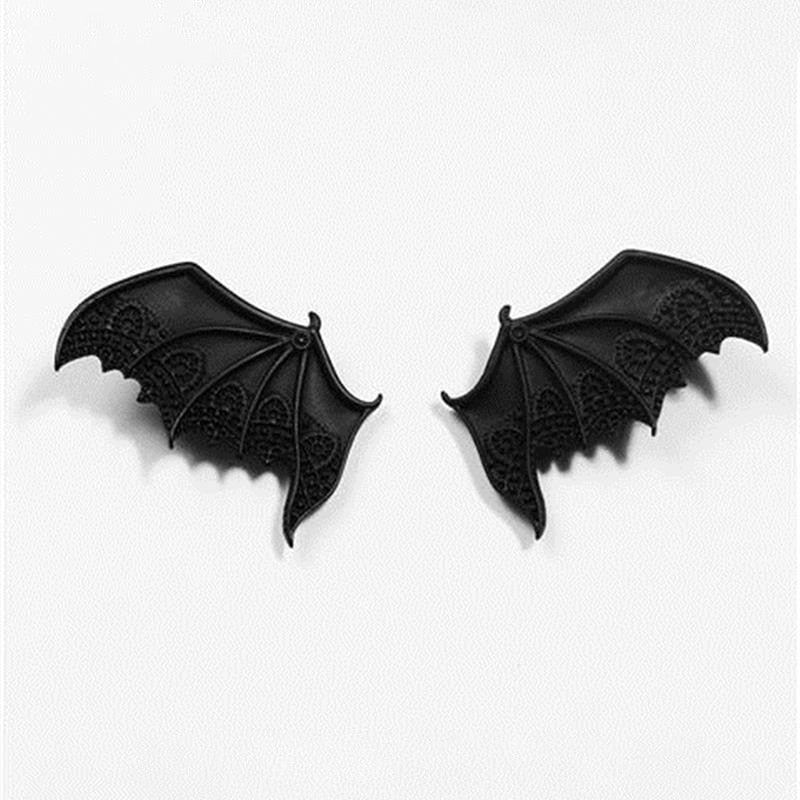 2pcs Vampire Gothic Bat Wings Hair Clip - Kirakira World - grungestyle - kawaii fashion -kawaii store-kawaii aesthetic - kawaiistyle