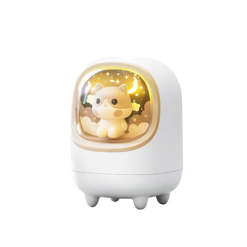 Kawaii Animal Space Capsule LED Lamp Humidifier - Kirakira World - grungestyle - kawaii fashion -kawaii store-kawaii aesthetic - kawaiistyle