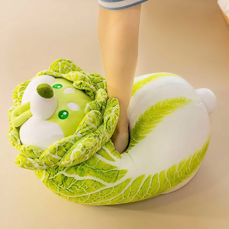 Genuine - Kawaii Cabbage Shiba Inu Plush Toy ( 11in/28cm) - Kirakira World - grungestyle - kawaii fashion -kawaii store-kawaii aesthetic - kawaiistyle