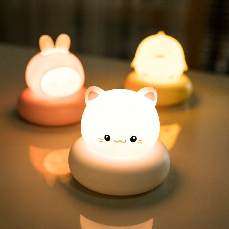 Kawaii Cat Friends Touch Lamp - Kirakira World - grungestyle - kawaii fashion -kawaii store-kawaii aesthetic - kawaiistyle
