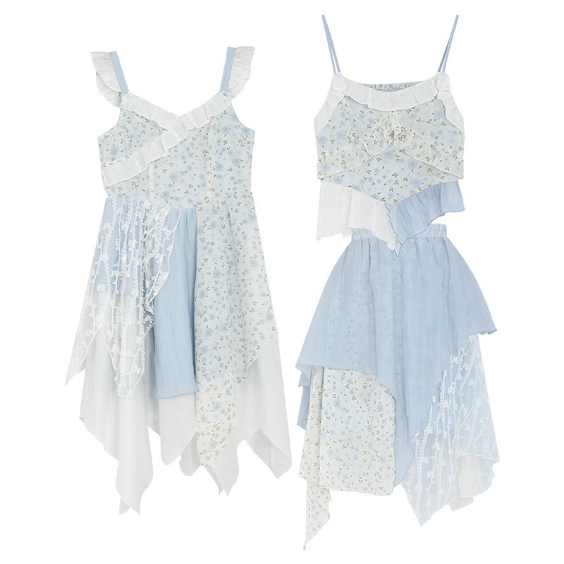 Summer Breeze Floral Dress / Two-Piece - Kirakira World