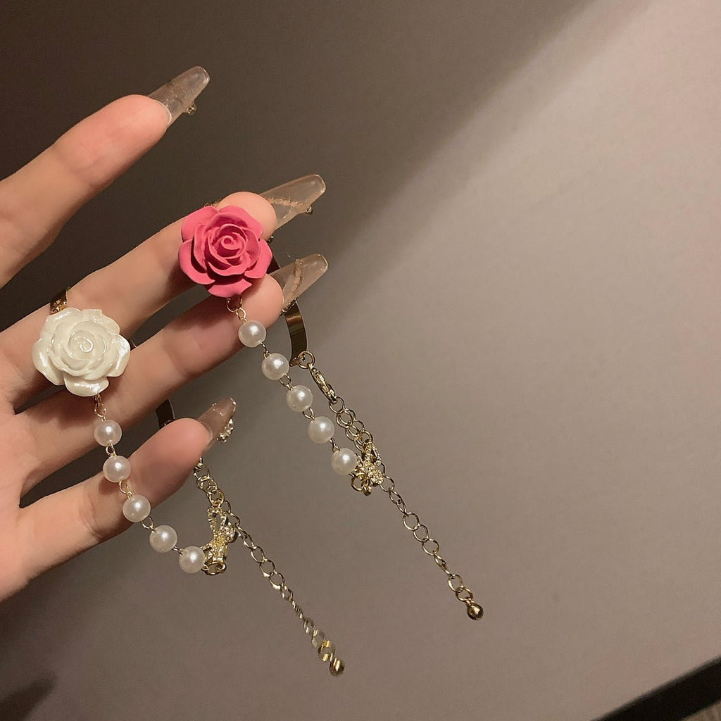 Camellia Pearl Bracelet - Kirakira World