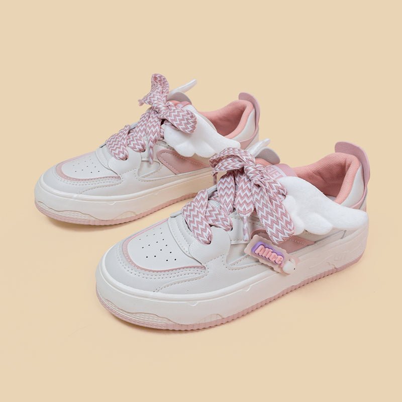 Angel Wing Candy Pink Sneakers - Kirakira World