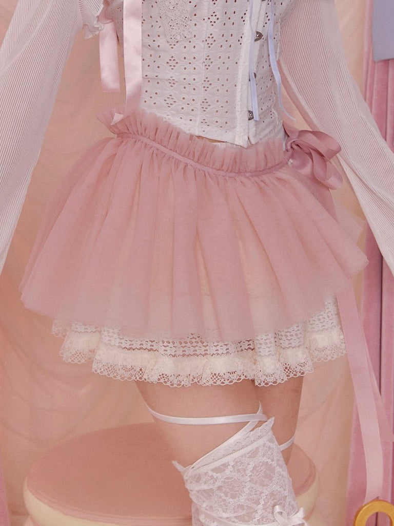 Soft Ballet Gauze Skirt - Kirakira World