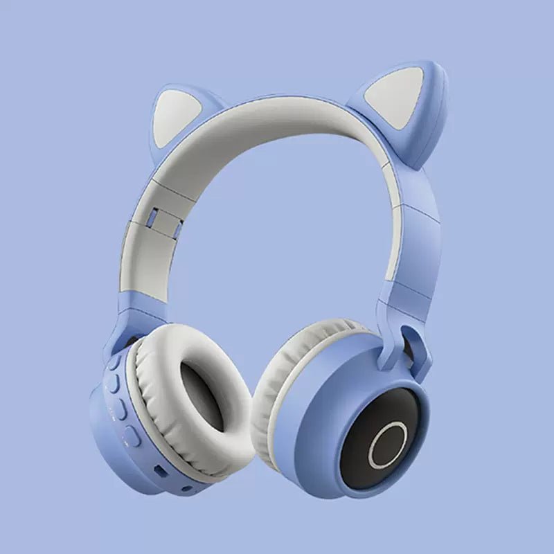 Bluetooth 5.0 Cute Cat Ear Headphones - Kirakira World - grungestyle - kawaii fashion -kawaii store-kawaii aesthetic - kawaiistyle