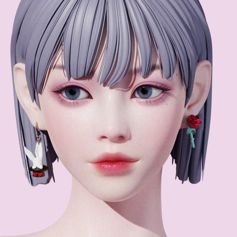 Alice Rabbit Earring - Kirakira World