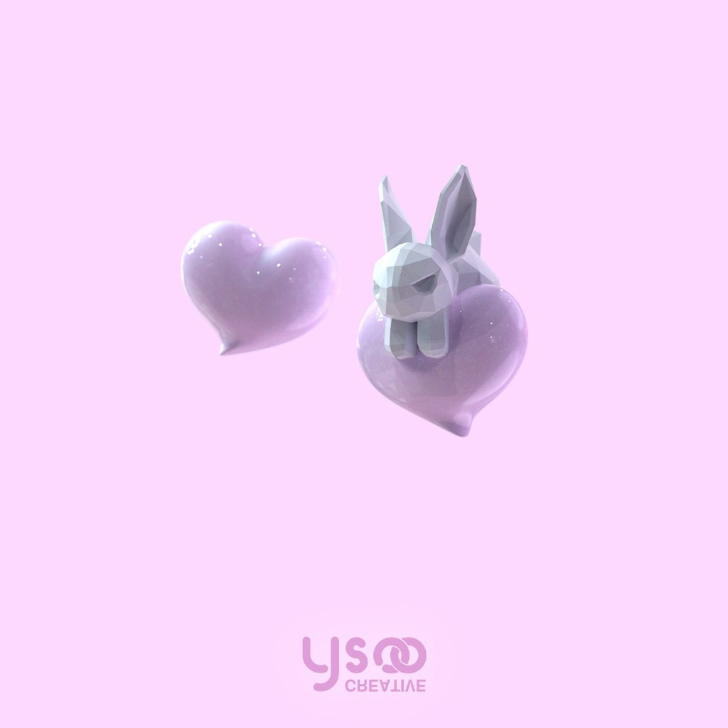 Luminous Love Rabbit Earring - Kirakira World