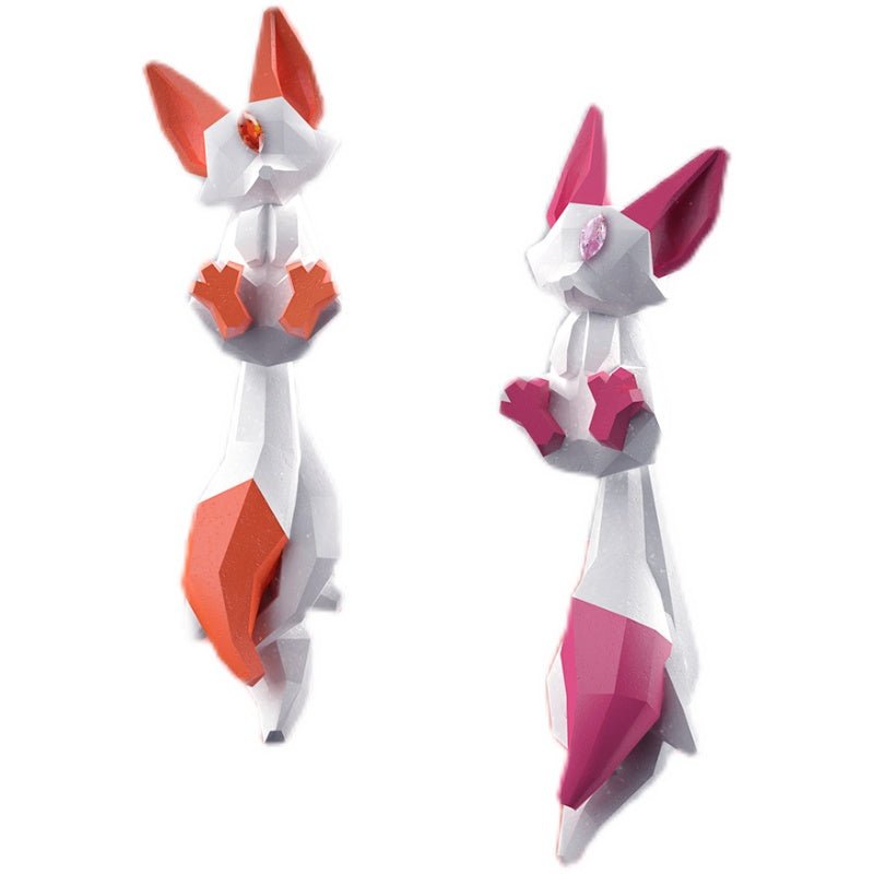 Enchanted Gem Fox Asymmetrical Earring - Kirakira World