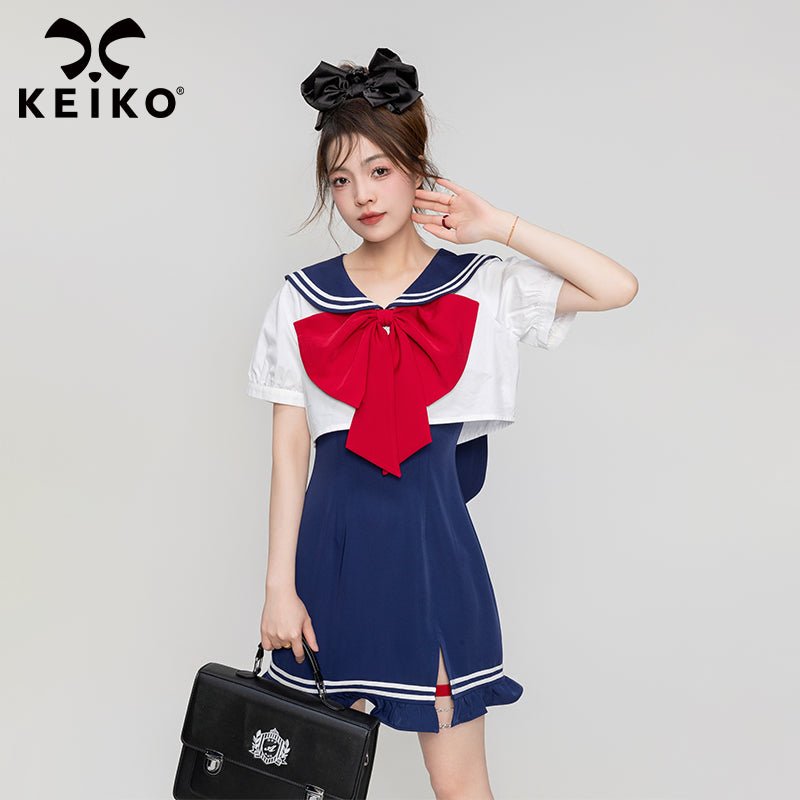 Bowtiful Sailor Dress / Top - Kirakira World