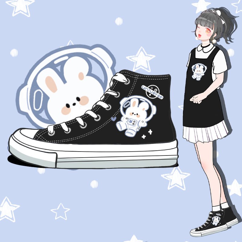 Astro-Bunny Steps High top Sneakers - Kirakira World