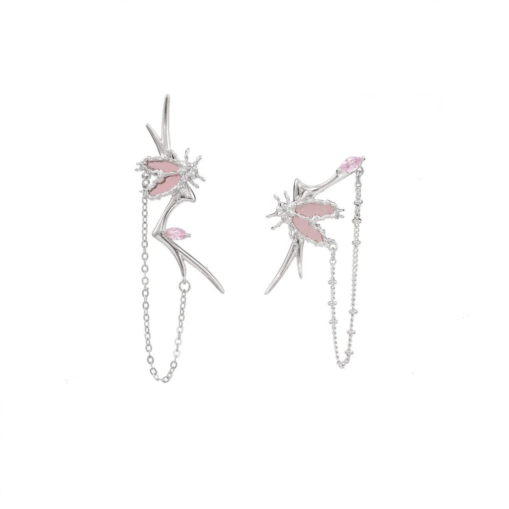 Cascade of Pink Droplet Earrings - Kirakira World