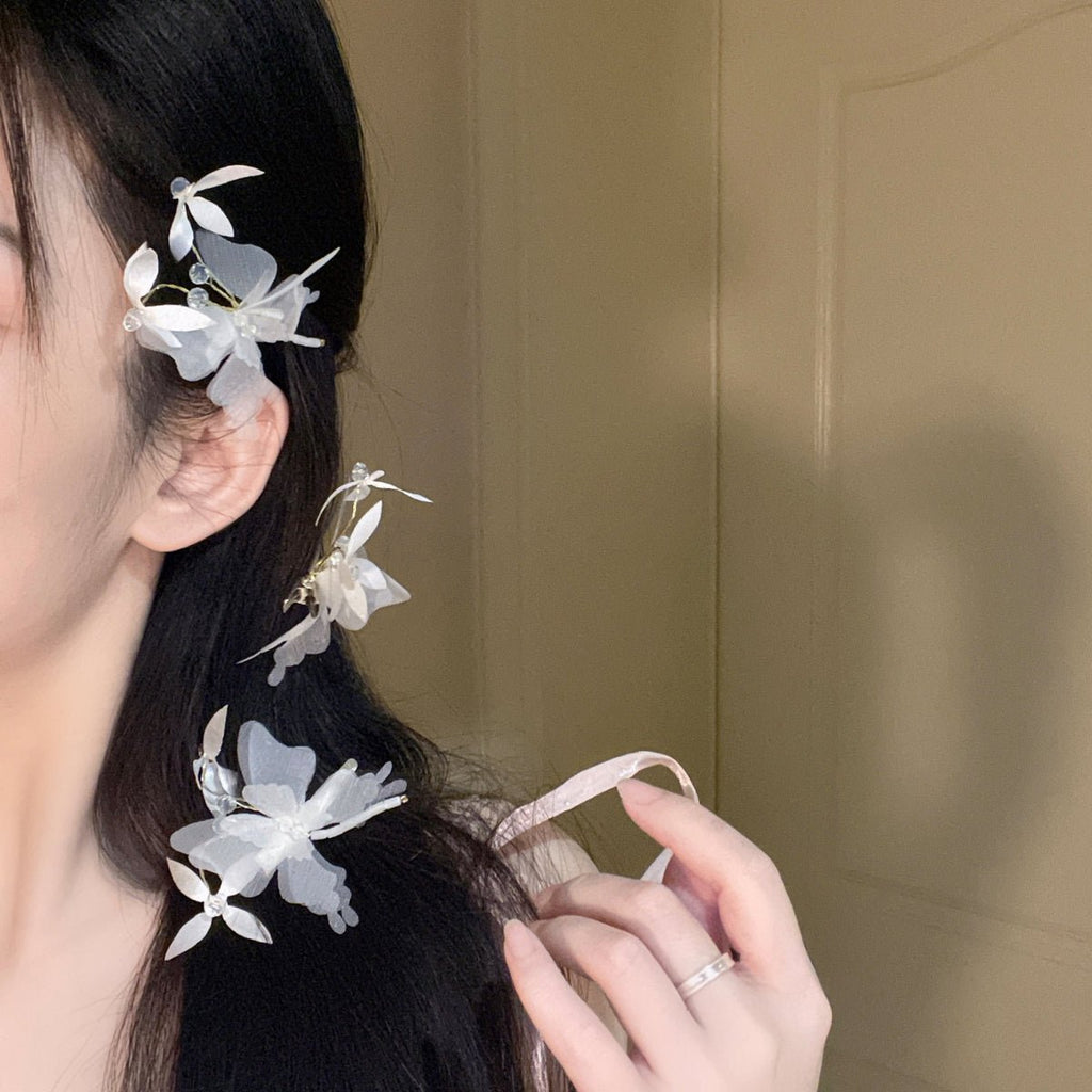 4PC Butterfly Fairy Hair Clips - Kirakira World