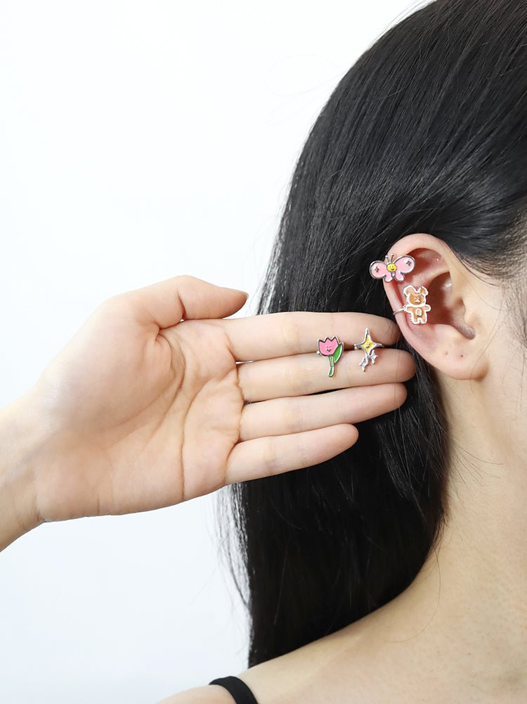 Adorable Charm Ear Clip Earring - Kirakira World