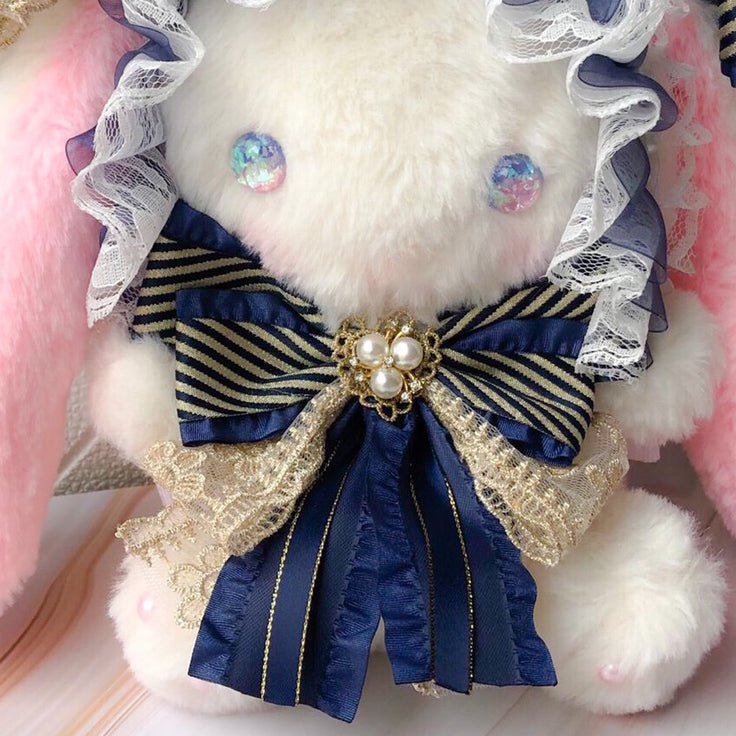 [ORIGINAL HANDMADE PLUSH BAG] Princess Rabbit In Winter Castle - Kirakira World - grungestyle - kawaii fashion -kawaii store-kawaii aesthetic - kawaiistyle