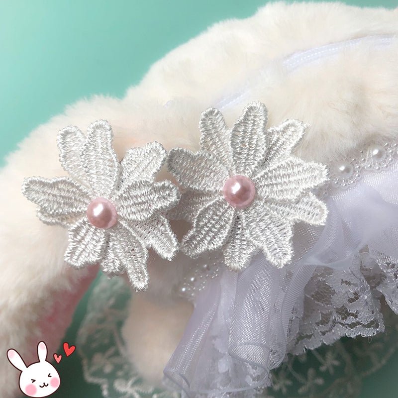 [ORIGINAL HANDMADE PLUSH BAG] Summer Flower Rabbit Fairy - Kirakira World - grungestyle - kawaii fashion -kawaii store-kawaii aesthetic - kawaiistyle